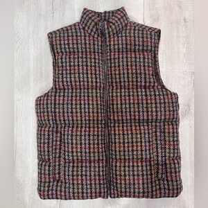 Plad design cotton thick vest